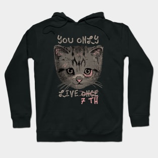 You only live 7th Hoodie